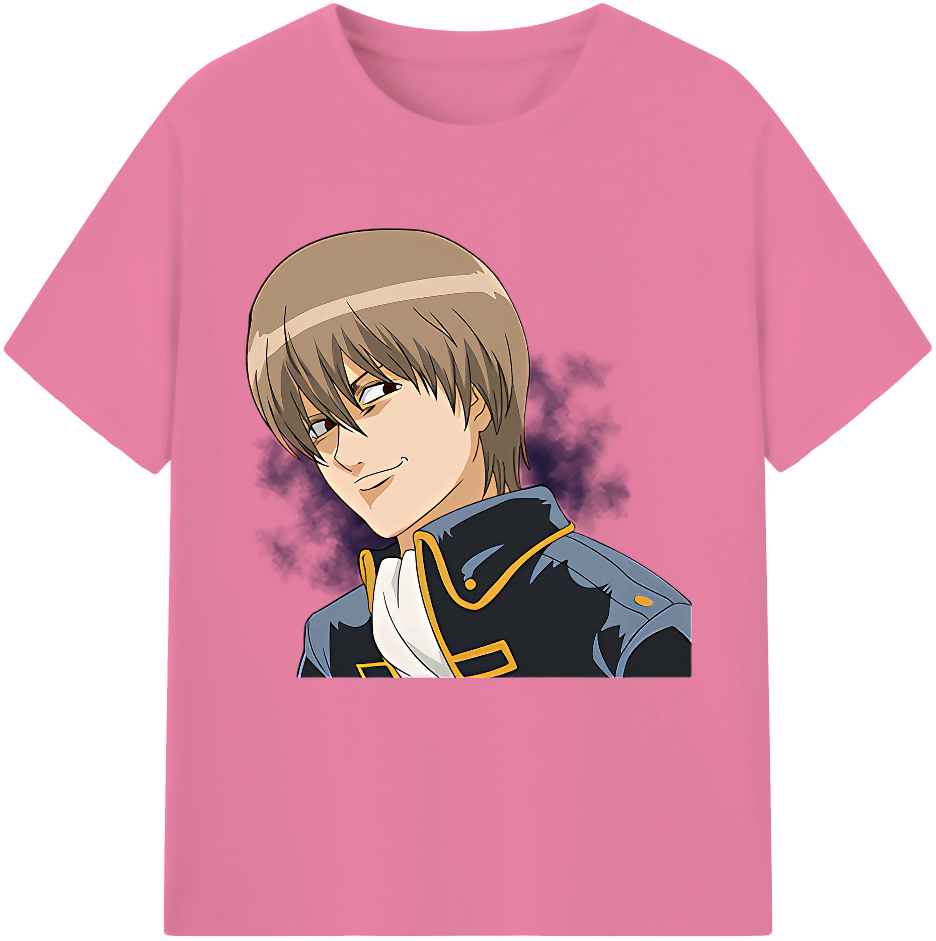 （画像用） ぎんたま 坂田銀時（さかたぎんとき） 神楽 志村新八（しむら しんぱち） GINTAMA Sakata Gintoki Kagura Shimura Shinpachi 綿100％半袖Tシャツ（フロントプリント）